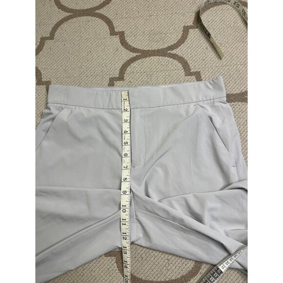 ATHLETA Tribeca Crop Pant Galactic Grey Wide Leg Snap Hem Lightweight, size 6 - Picture 7 of 15